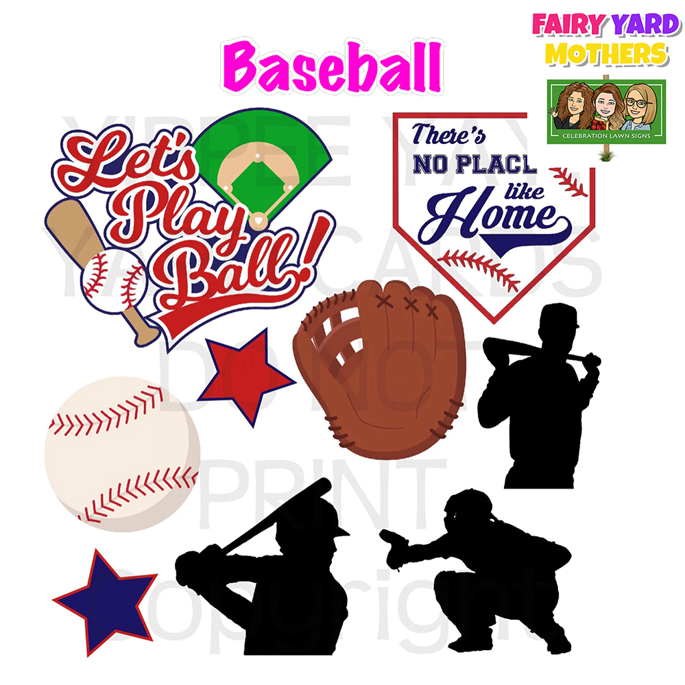 Baseball Yard Sign Themes