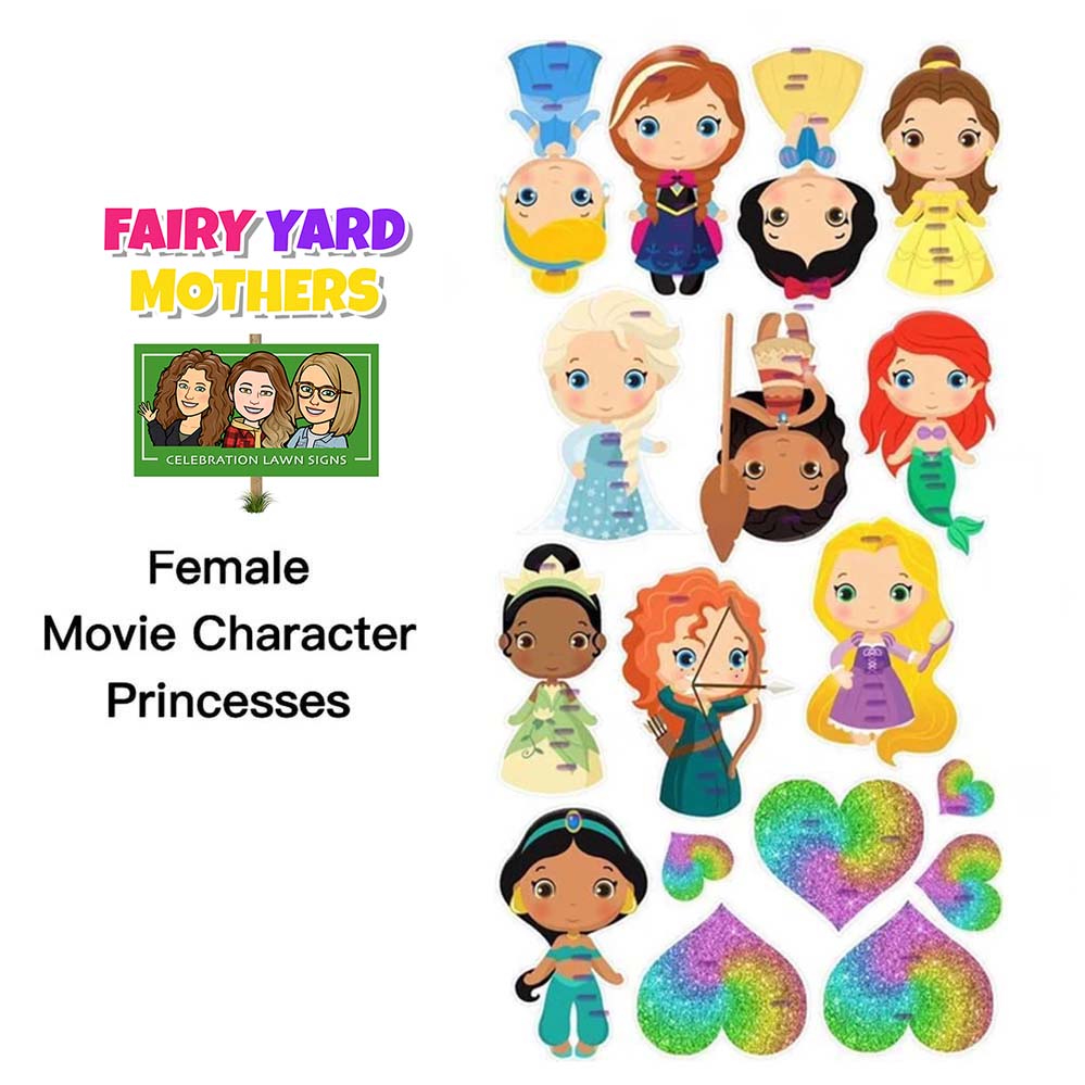 Princess Yard Sign Themes