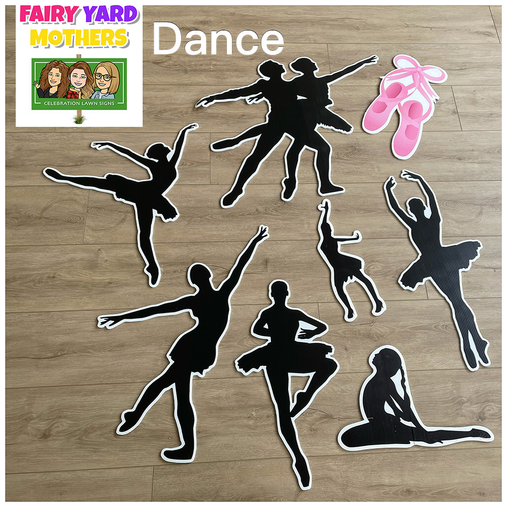 Dance Yard Sign Themes